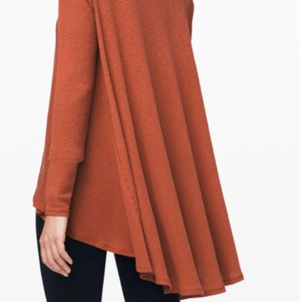 Lululemon Dare to Drape Long Sleeve Rustic Clay - Picture 3 of 12